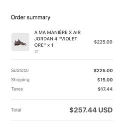 Jordan 4 A Ma Maniere 