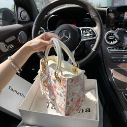 Niche design jacquard gentle women‘s bag