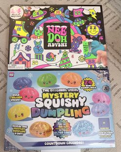 Needoh advent Calendar and RMS mystery dumpling advent calendar