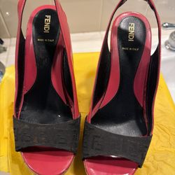 Fendi Size 8 Wedges $80