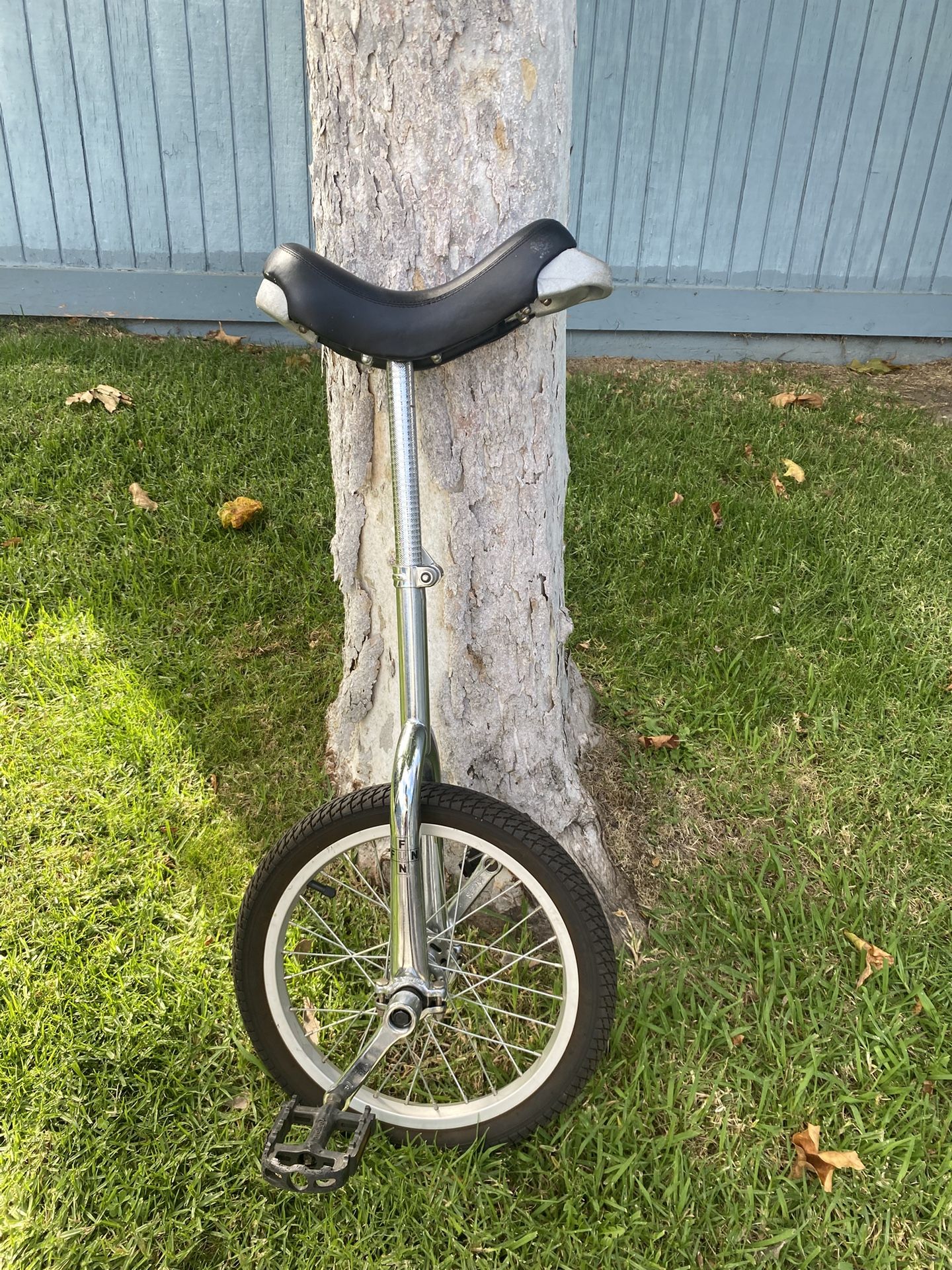 Silver Unicycle