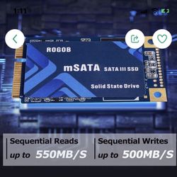 Rogob. 128GB mSATA SSD SATA III