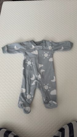 Carter's blue winter onesie