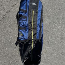 CALLAWAY ESCAPE POD Soft Case Wheeled Golf Travel Bag (Good condition) PICK UP IN CORNELIUS