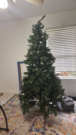 Christmas tree (around 6ft tall)