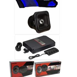 NEW FULL BASS AND VOICE PACKAGE INSTALLED KICKER AUDIO CONSOLE BOX CHEVY GMC TRUCKS