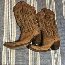 Corral Braided Snip Toe Women’s Boots 