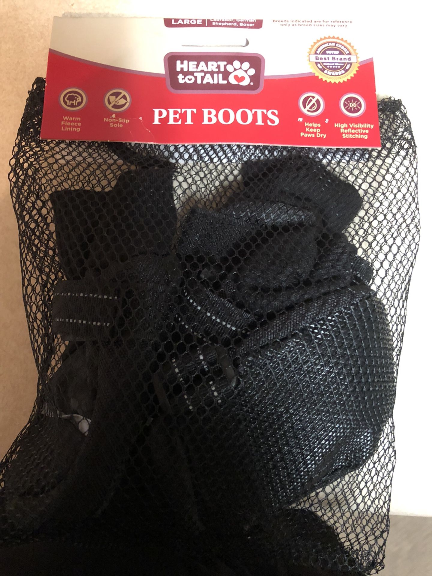 Size Large Pet Boots New