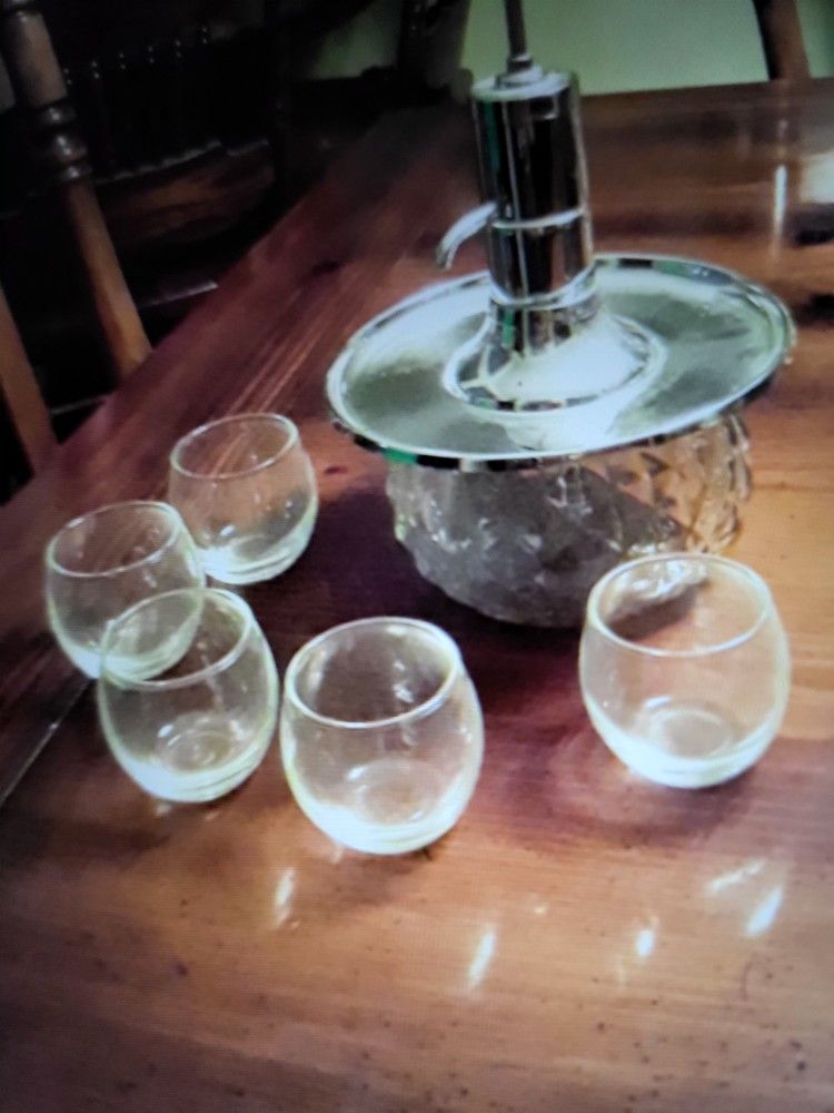 Antique  Despenser Crystal  Perfect 