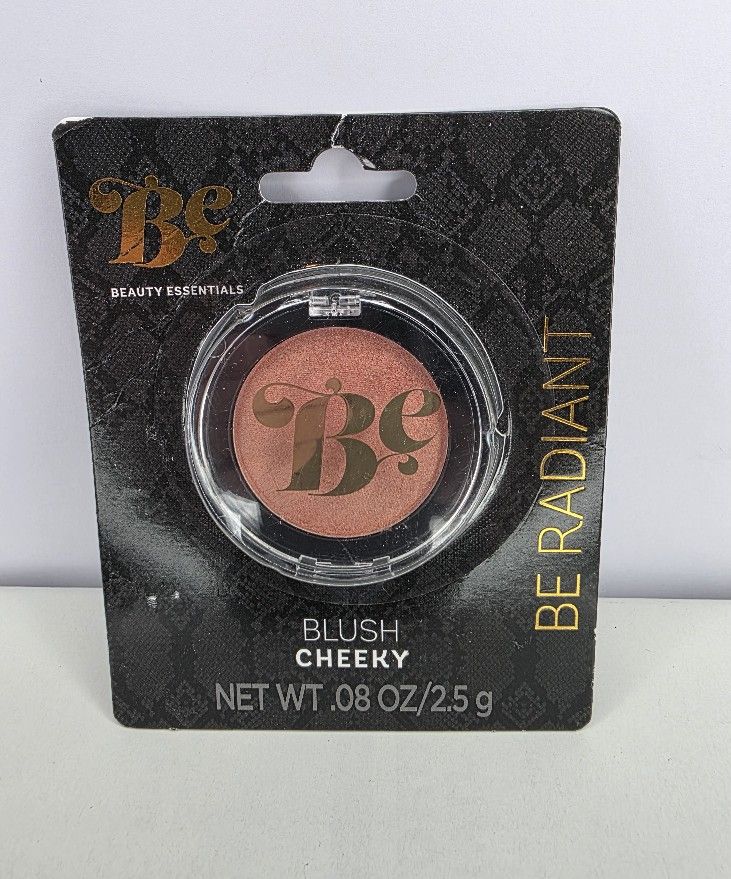 Be~ Beauty Essentials Blush Cheeky Be Radiant Full Size .08 oz. NEW IN BOX