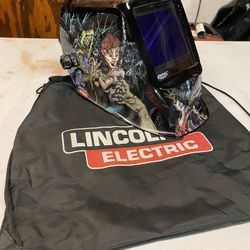 Lincoln Viking Zombie Auto Darkening Welding Helmet Like New 