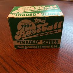 1991 Topps Traded Baseball Card Set