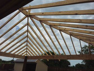 patio cover hit roof porche estilo hit