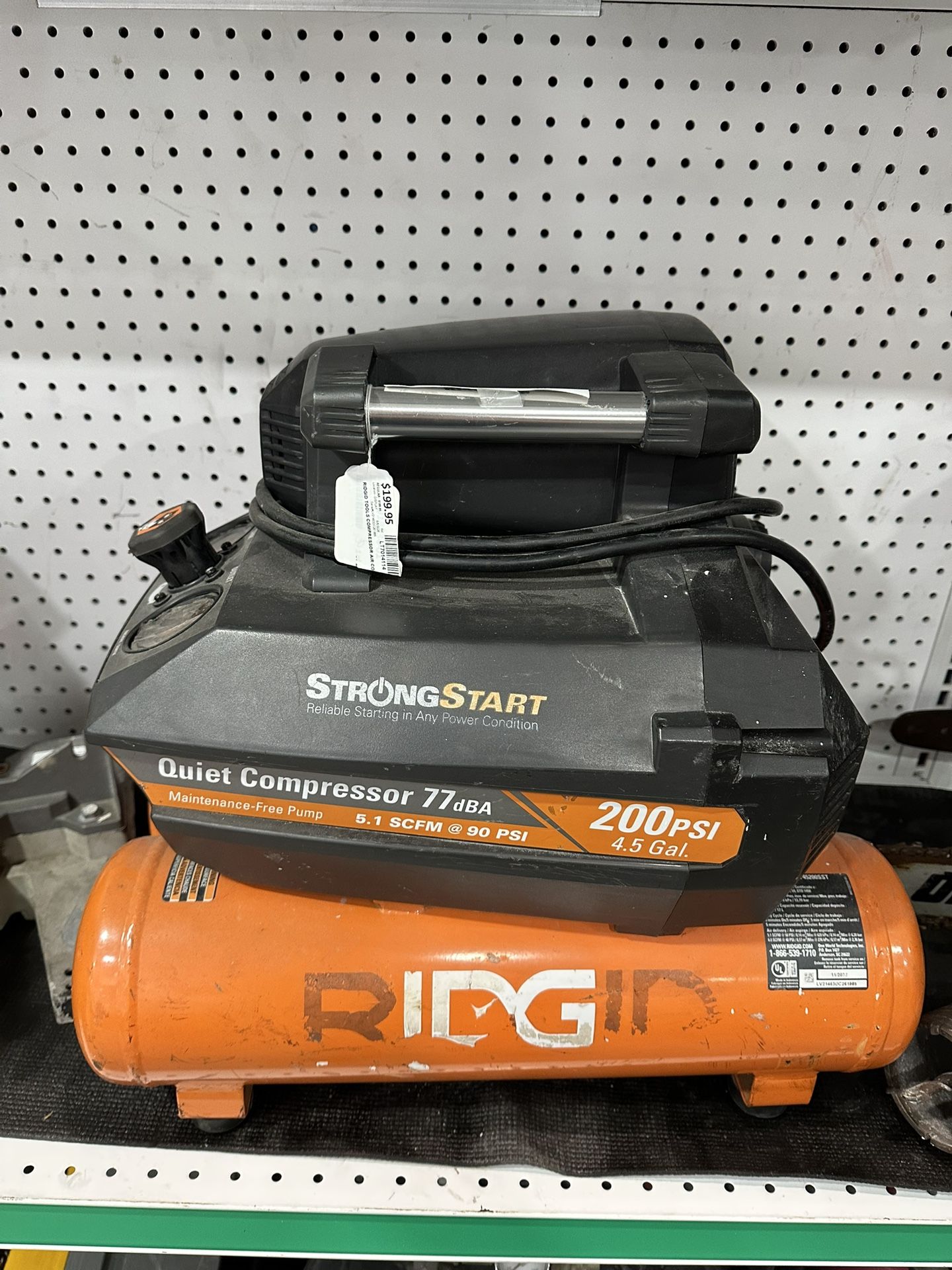 Ridgid Topos Quiet Air Compressor