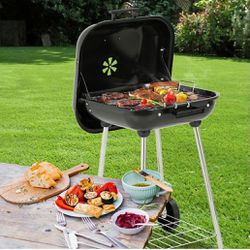 Master Cook 18 in. Square Charcoal grill