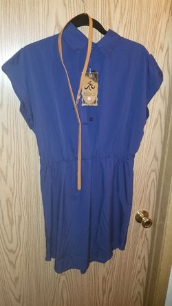 Ladies blue dress