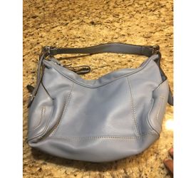 St Johns bay genuine leather handbag 8x13