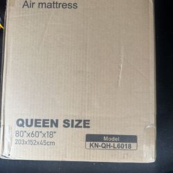 Knzzo Air Mattress Queen Size