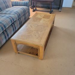 Well Made Heavy Wooden Coffee Table