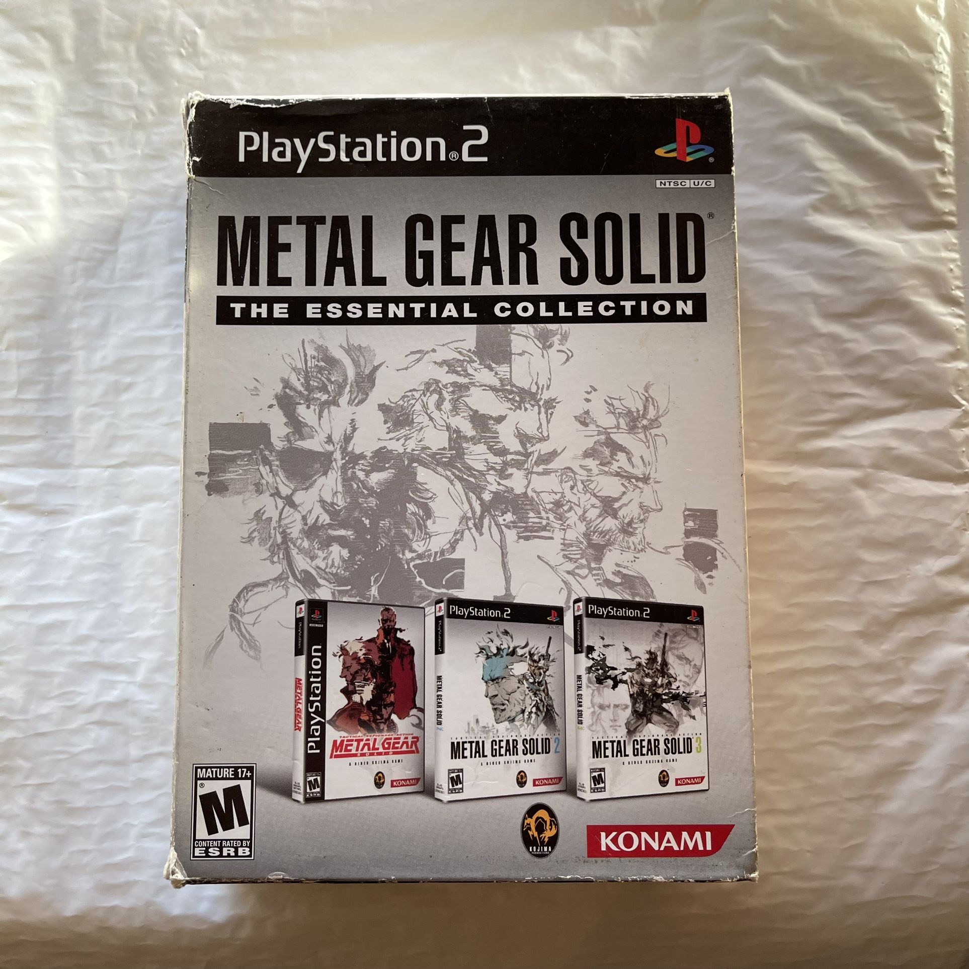 Metal Gear Solid The Essential Collection Playstation 2 Box Set PS2 CiB