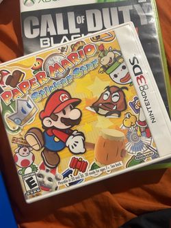 Paper Mario sticker star Nintendo 3ds