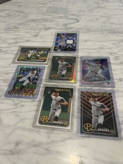 Paul Skenes Rookie Baseball Card Lot With Rookie Cup Refractor 