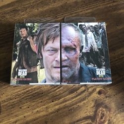 The Walking Dead Playing Cards Lot Of 2 NEW IN PACKAGE