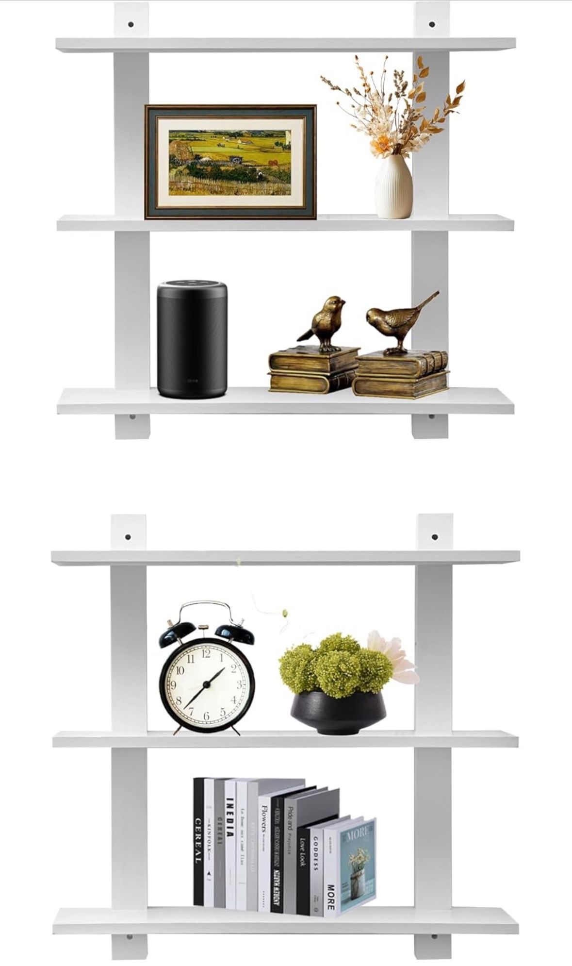 3 Tier Floating Shelves 2 pack