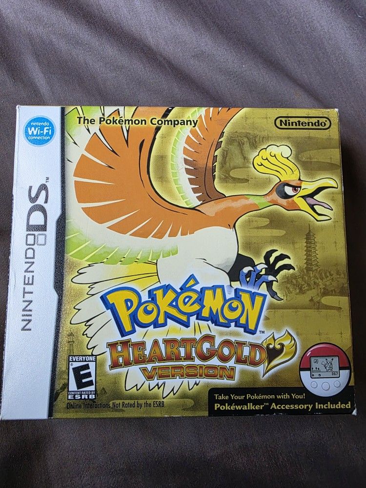 Pokemon Heartgold with Pokewalker