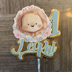 3d Cardstock Cake Toppers 