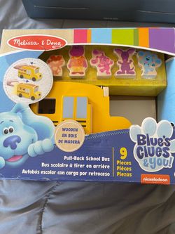Melissa and Doug blues clues school bus set