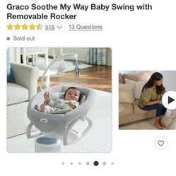 Graco soothe my Way baby swing