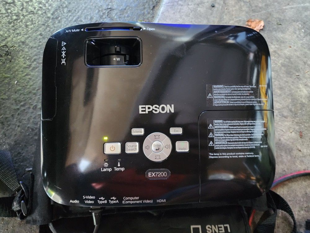 Epson EX7200 Widescreen Multimedia HDMI Portable Projector H367A
