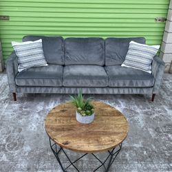 *Free Delivery* Gray Modern Living Spaces Couch Sofa