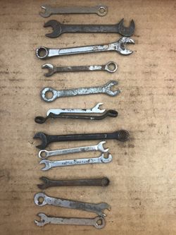 Various small wrenches