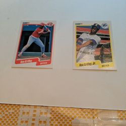 Ken Griffey + Ken Griffey Jr  Cards  
