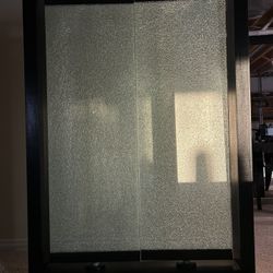 Freestanding Glass Room Divided