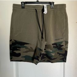 Men's Shorts Large Joggers Hollister Army Camouflage 