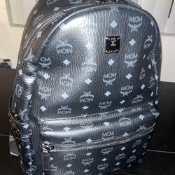 Black And Blue MCM Backpack