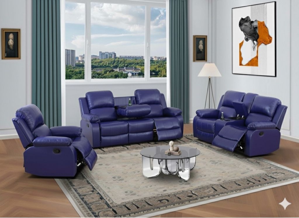 💥FREE DELIVERY💥Brand New 3PC Reclining Sofa Loveseat Chair Set