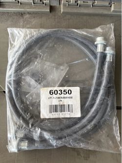 4’x3/4” rubber hose 2 pk