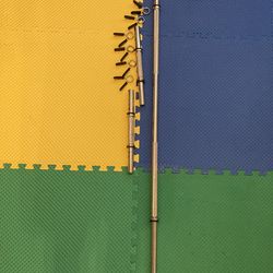 Straight barbell with 2 dumbbell bars
