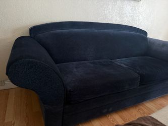 Blue couch