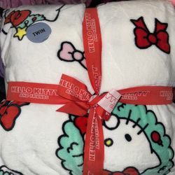 Hello Kitty Twin Blanket