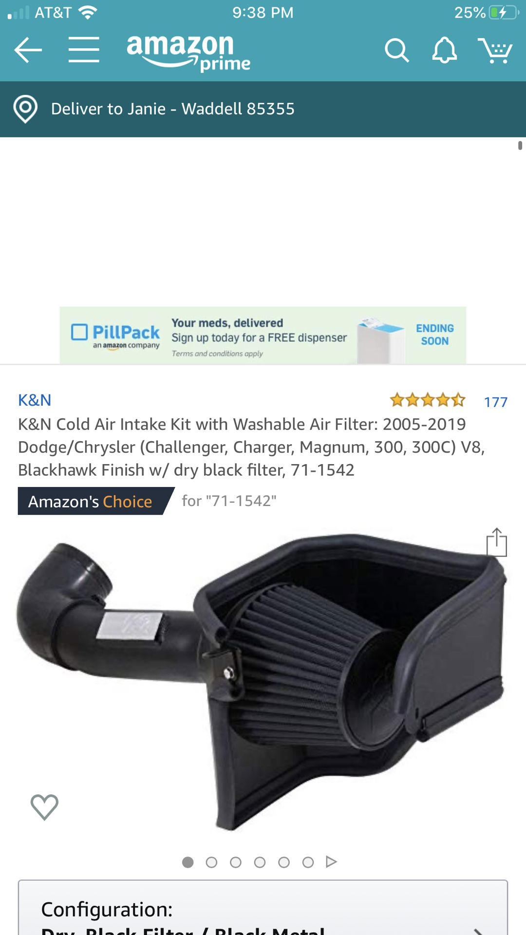 K&N CAI Cold Air Intake Challenger Charger 300 Magnum