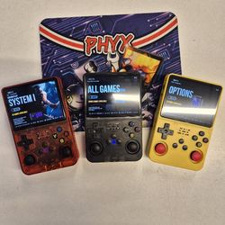 R36S 64GB Retro All in One Game Console W/ 40,000+ GAMES Sega MD Super Famicom Dreamcast Jeux Arcade SNES SNK Neo Geo Capcom System 2 GBA Atomiswave P