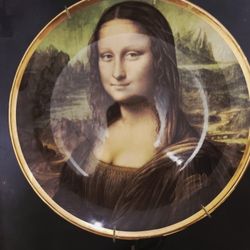 Mona Lisa Plate Antique Made In England Limited Ed
