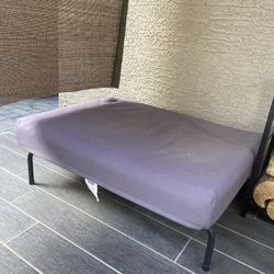 Dog bed with frame