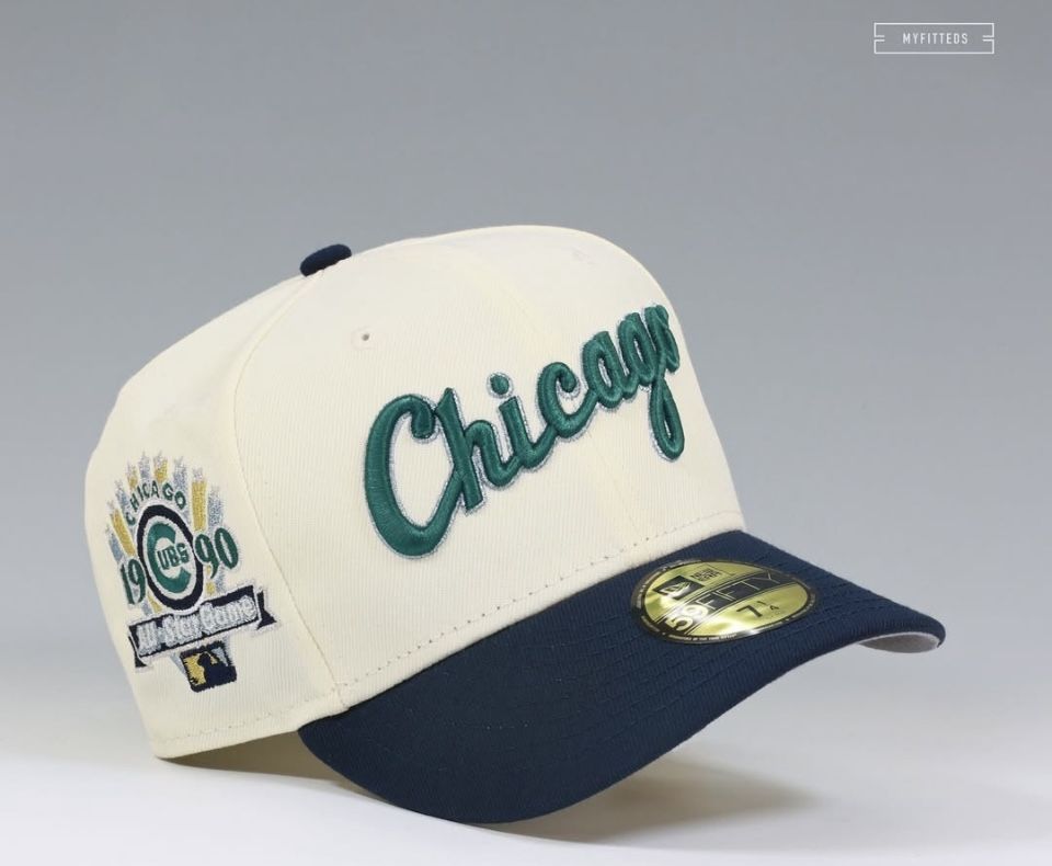 Myfitteds jersey pack bonez Chicago cubs 1990 all star game size 7 3/8 in store exclusive