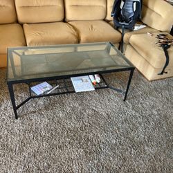 Glass End Table